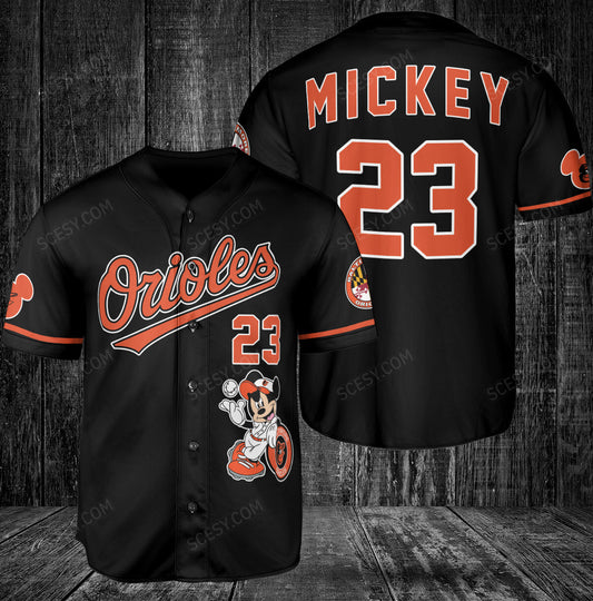 Baltimore Orioles MM x Baltimore Orioles Baseball Jersey Black