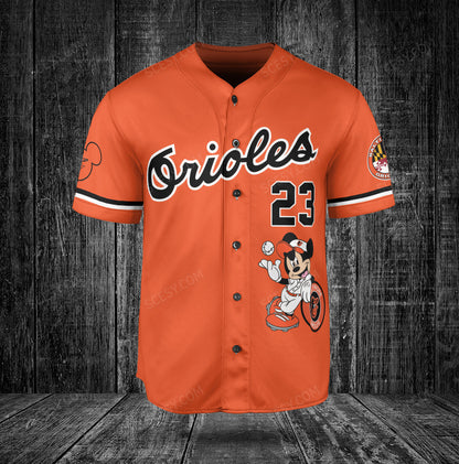 Baltimore Orioles MM x Baltimore Orioles Baseball Jersey Orange