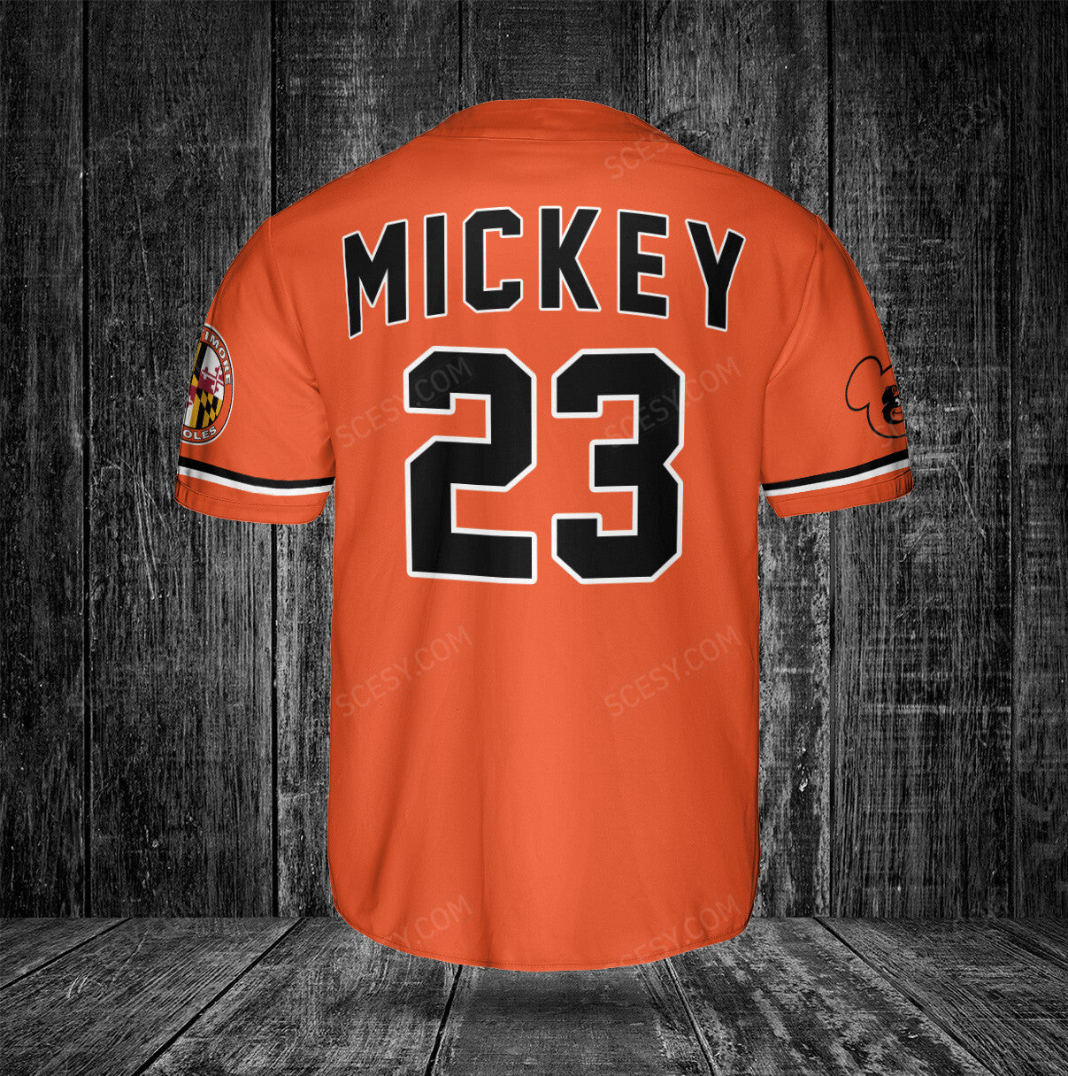 Baltimore Orioles MM x Baltimore Orioles Baseball Jersey Orange