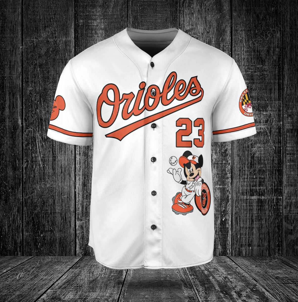 Baltimore Orioles MM x Baltimore Orioles Baseball Jersey White