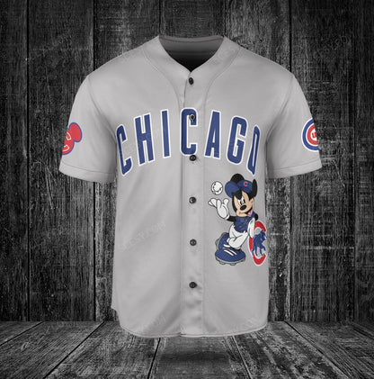 Chicago Cubs MM x Chicago Cubs Baseball Jersey Gray