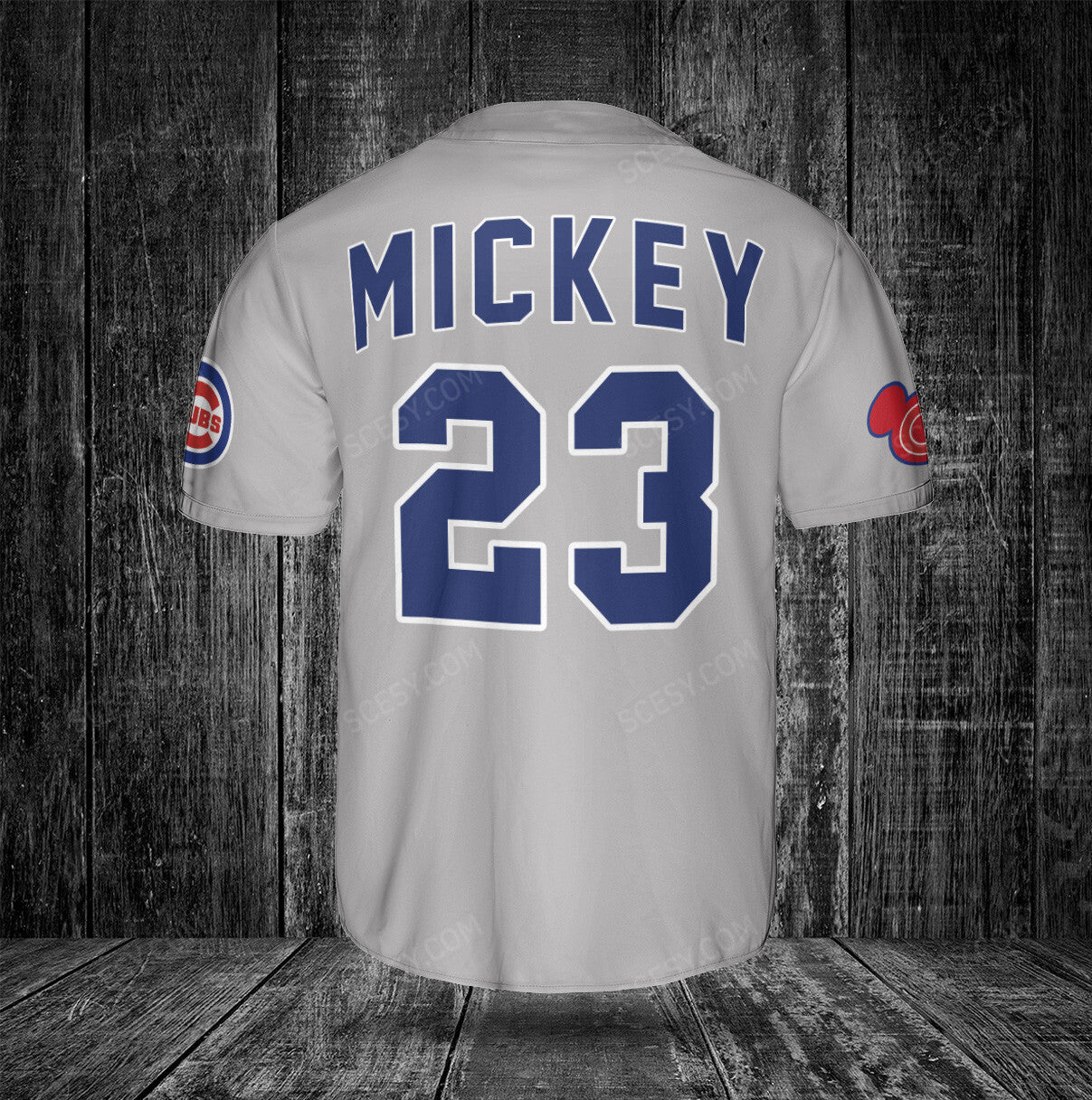 Chicago Cubs MM x Chicago Cubs Baseball Jersey Gray