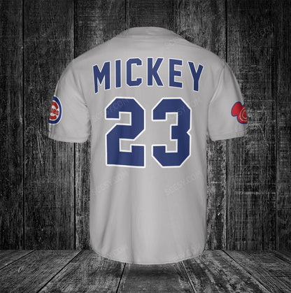 Chicago Cubs MM x Chicago Cubs Baseball Jersey Gray