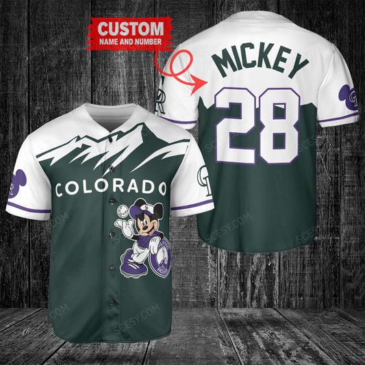 Colorado Rockies MM x Colorado Rockies Baseball Jersey