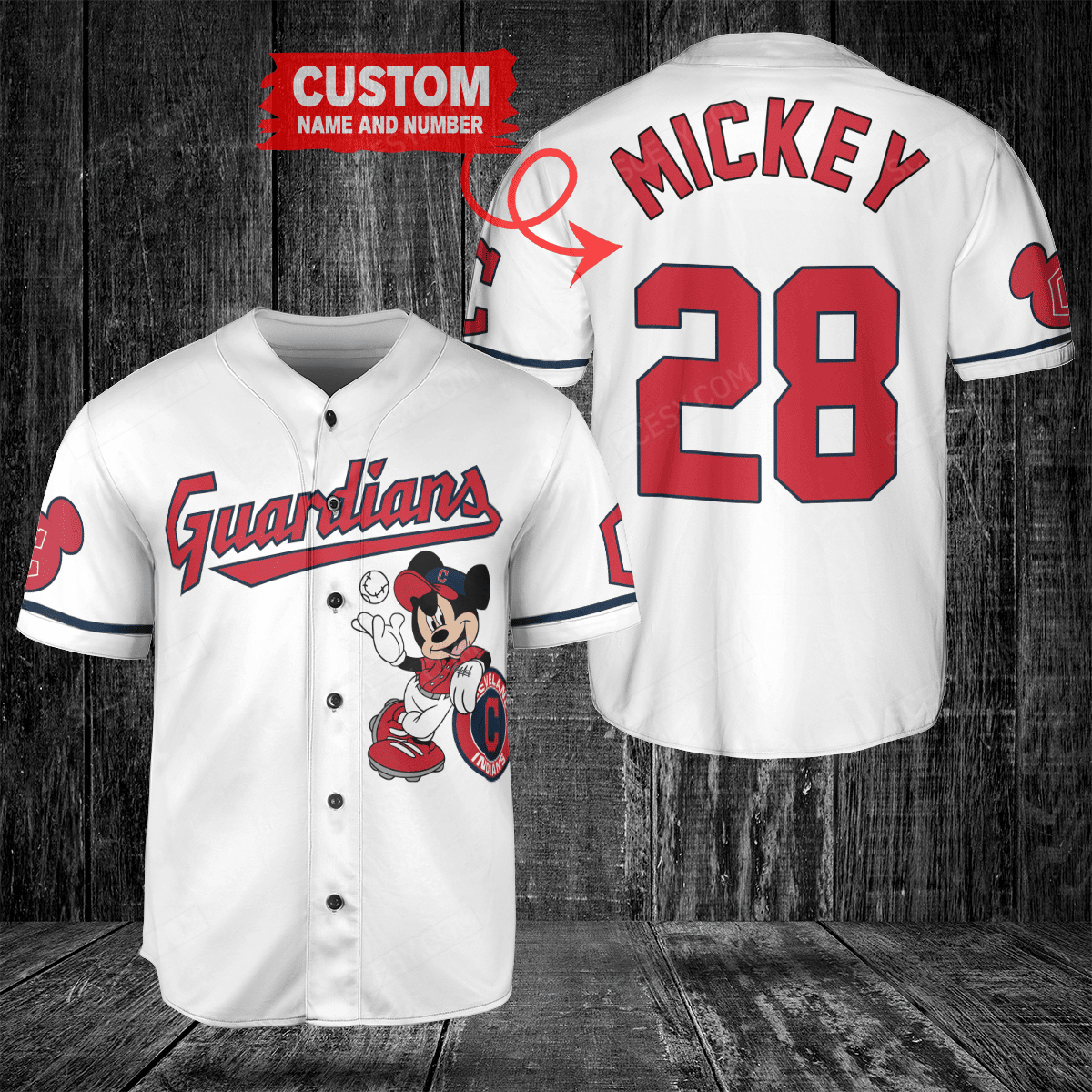Cleveland Guardians MM x Cleveland Guardians Baseball Jersey