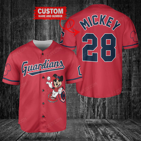 Cleveland Guardians MM x Cleveland Guardians Baseball Jersey - Red