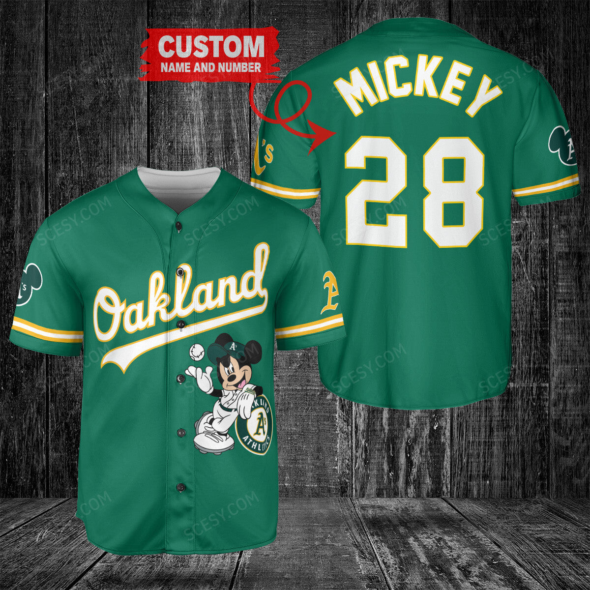Oakland Athletics MM x Oakland Athletics Baseball Jersey