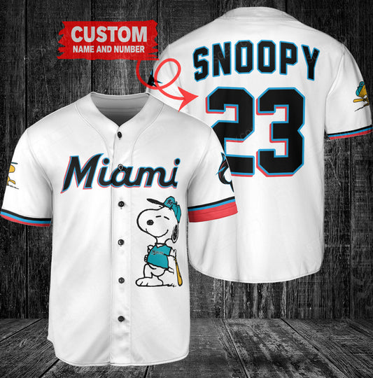 Miami Marlins PS x Miami Marlins Baseball Jersey Wl