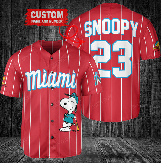 Miami Marlins PS x Miami Marlins Baseball Jersey R