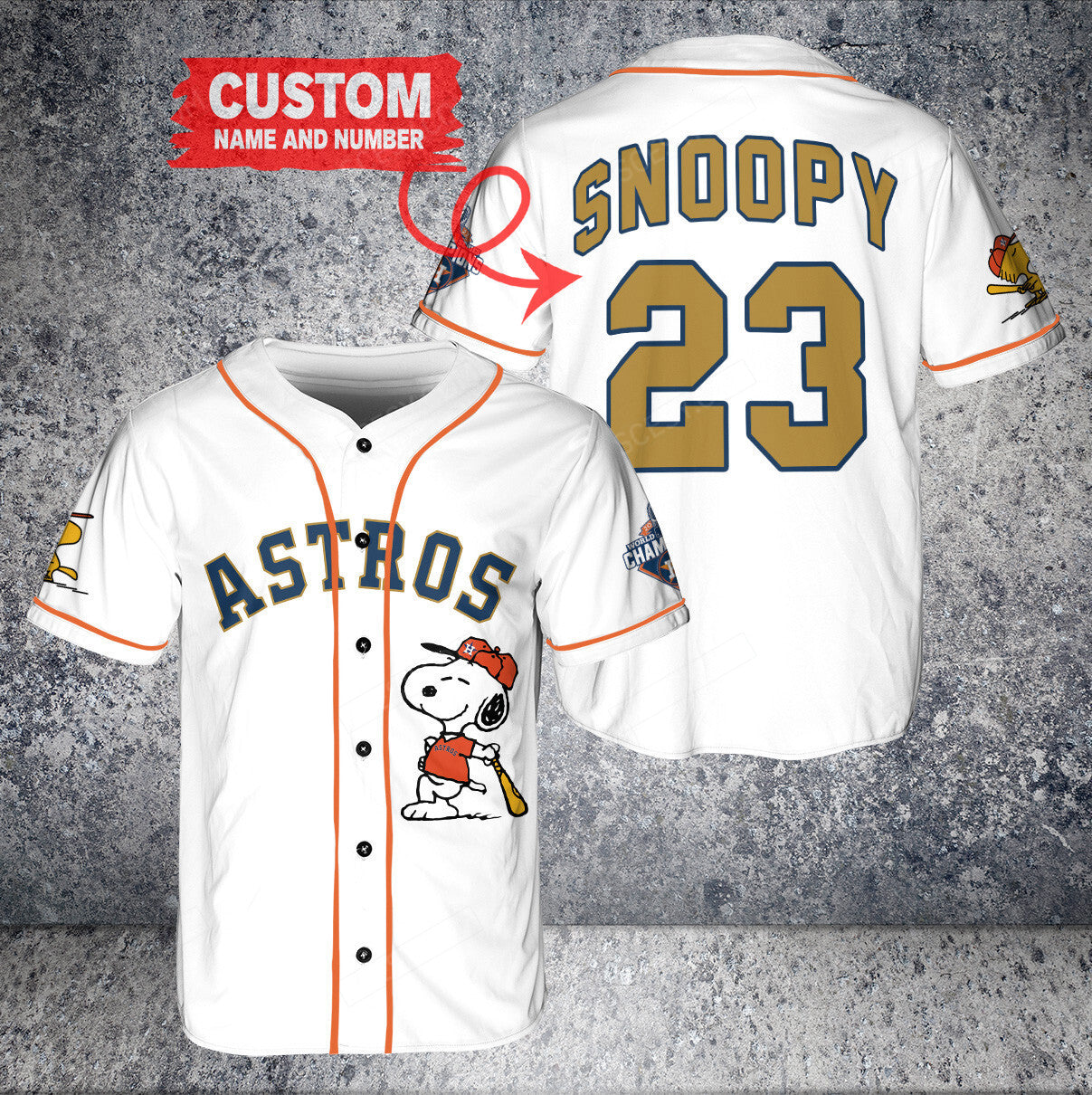 Houston Astros PS x Houston Astros Baseball Jersey W