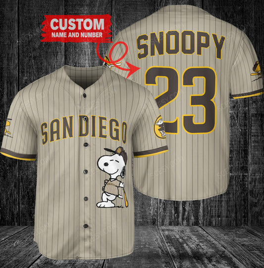 San Diego Padres PS x San Diego Padres Baseball Jersey WB