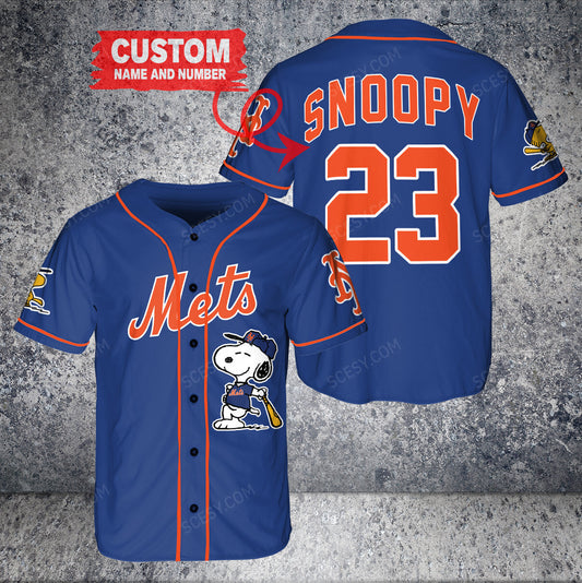 New York Mets PS x New York Mets Baseball Jersey NV