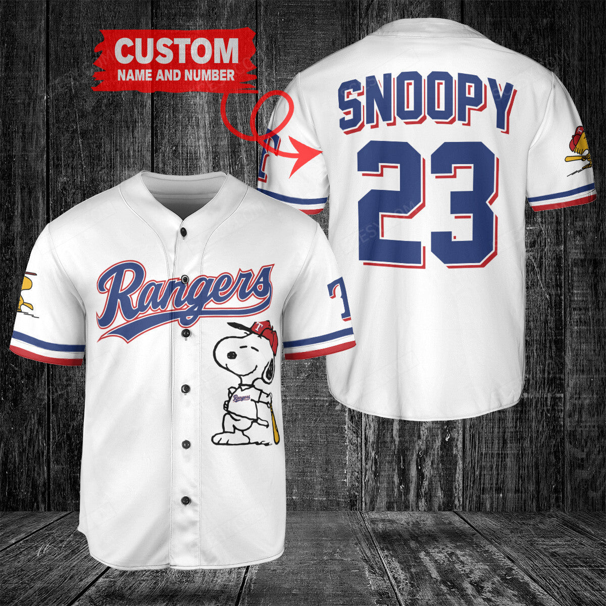Texas Rangers PS x Texas Rangers Baseball Jersey w