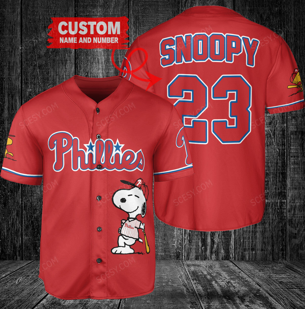 Philadelphia Phillies PS x Philadelphia Phillies Baseball Jersey R