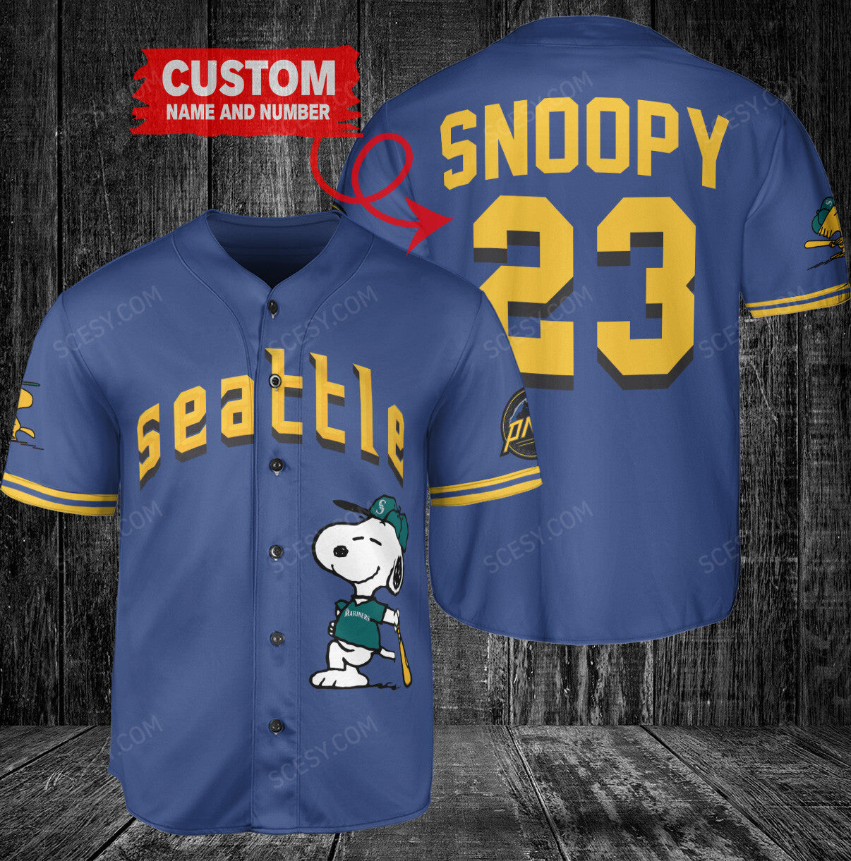 Seattle Mariners PS x Seattle Mariners Baseball Jersey NV