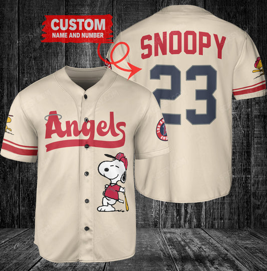 Los Angeles Angels PS x Los Angeles Angels Baseball Jersey Cr