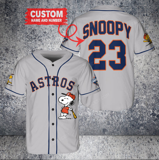 Houston Astros PS x Houston Astros Baseball Jersey G