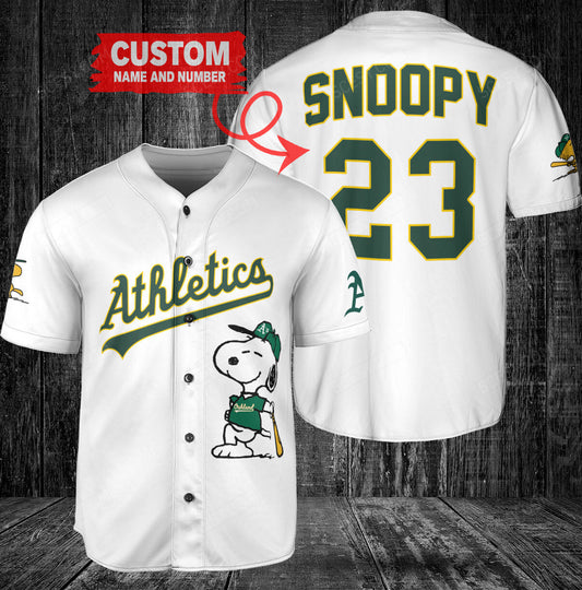 Oakland Athletics PS x Oakland Athletics Baseball Jersey Wh