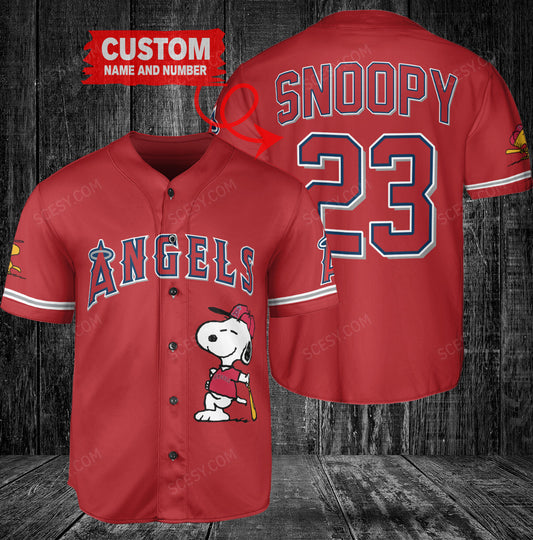 Los Angeles Angels PS x Los Angeles Angels Baseball Jersey R