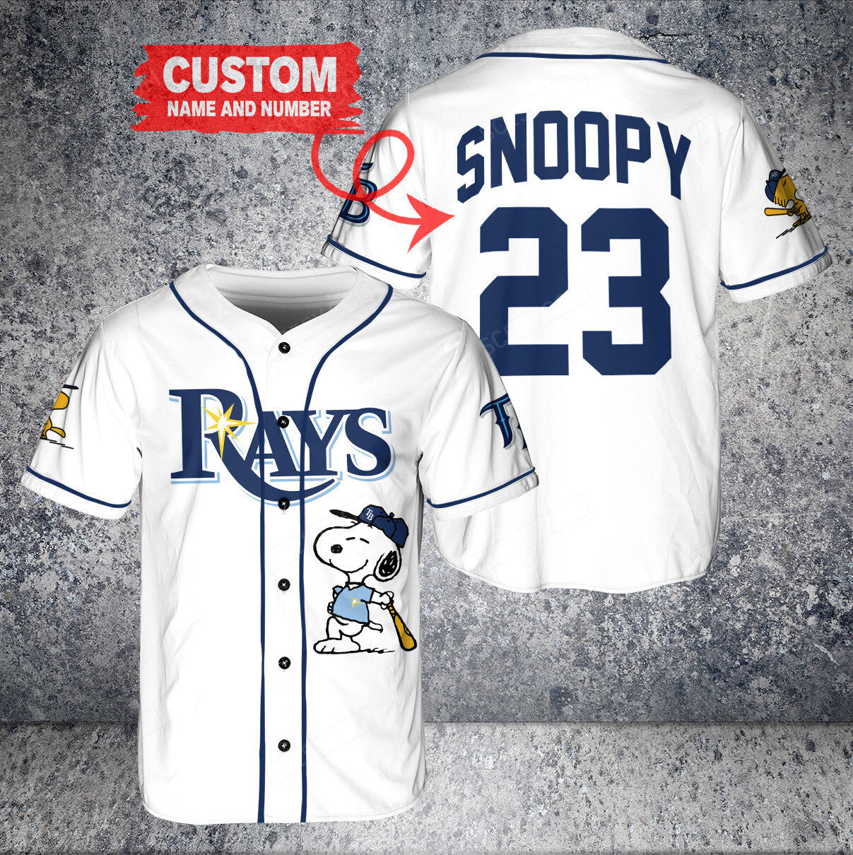 Tampa Bay Rays PS x Tampa Bay Rays Baseball Jersey w