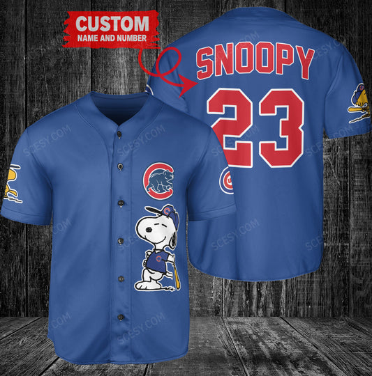 Chicago Cubs PS x Chicago Cubs Baseball Jersey B
