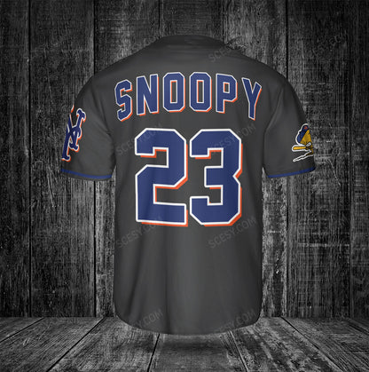 New York Mets PS Baseball Jersey Black