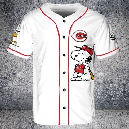 Cincinnati Reds PS Baseball Jersey White