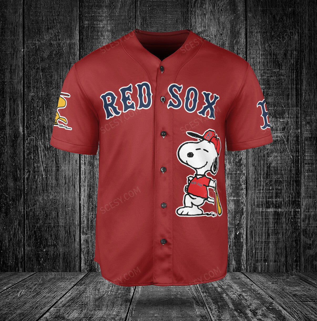 Boston Red Sox PS Baseball Jersey Red