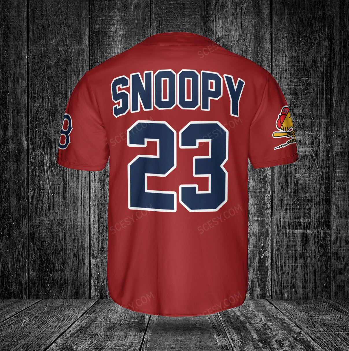 Boston Red Sox PS Baseball Jersey Red