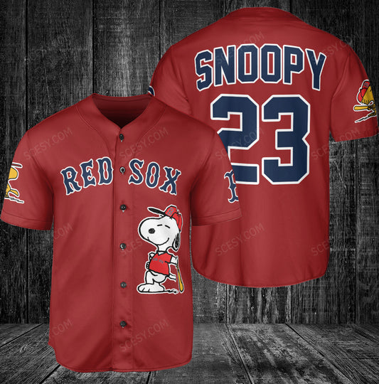 Boston Red Sox PS Baseball Jersey Red