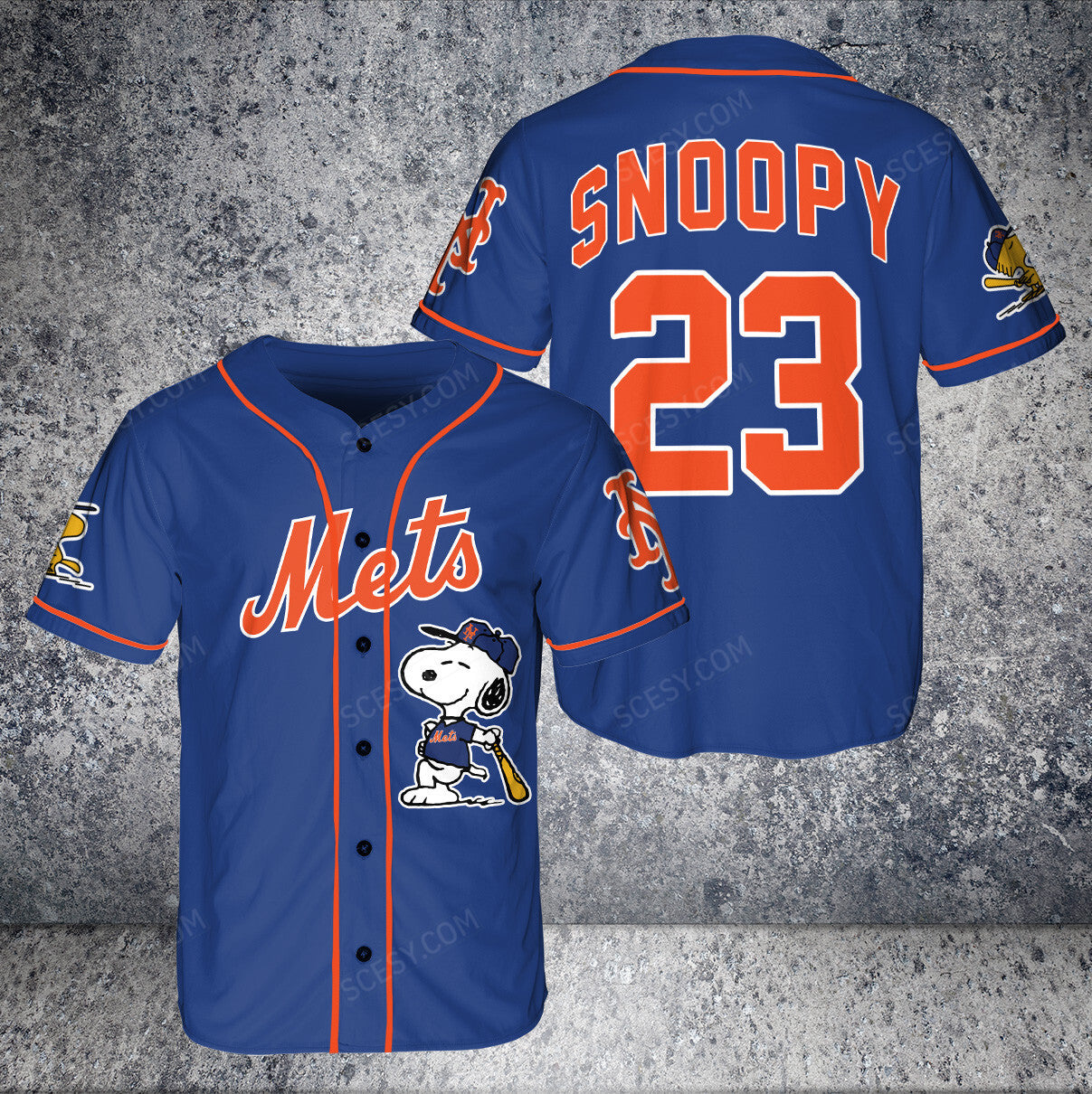 New York Mets PS Baseball Jersey Royal
