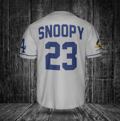 Los Angeles Dodgers PS Baseball Jersey Gray