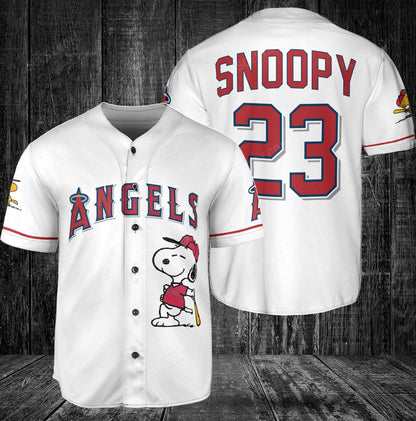 Los Angeles Angels PS Baseball Jersey White