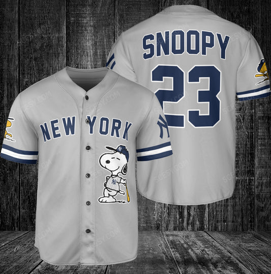 New York Yankees PS Baseball Jersey Gray