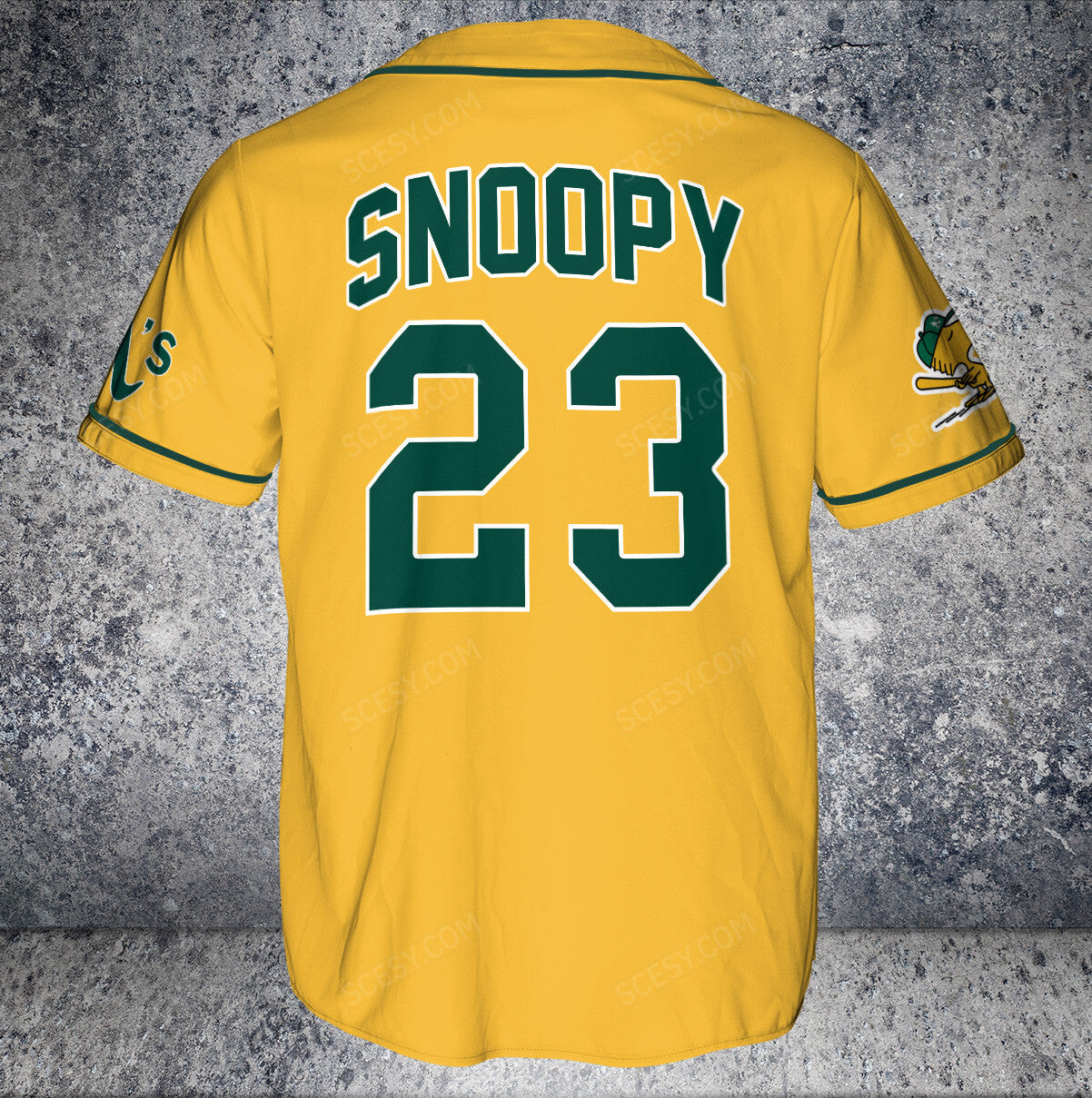 Oakland Athletics PS Baseball Jersey Gold