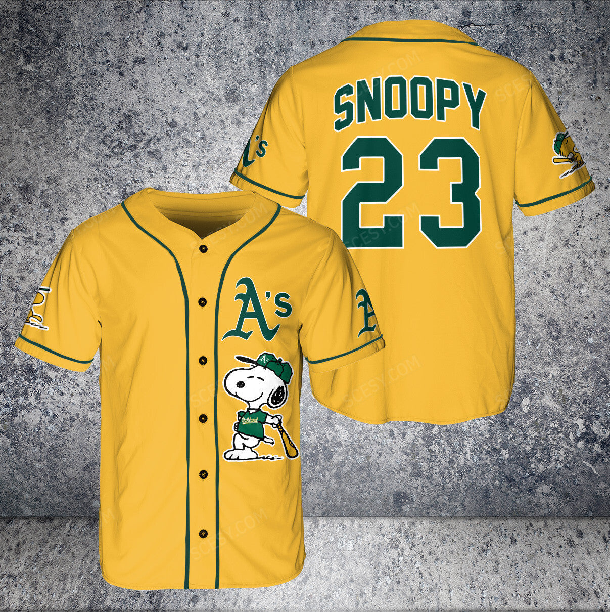 Oakland Athletics PS Baseball Jersey Gold