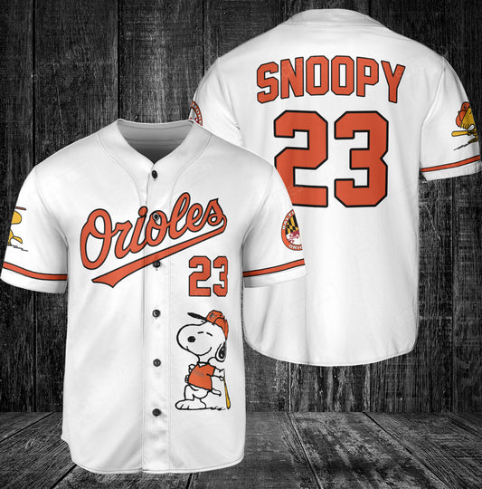 Baltimore Orioles PS Baseball Jersey White