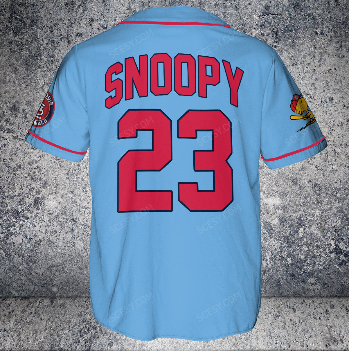 St.Louis Cardinals PS Baseball Jersey Light Blue