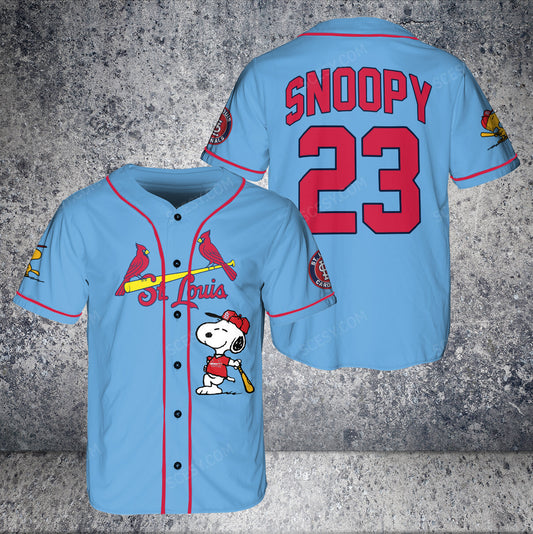 St.Louis Cardinals PS Baseball Jersey Light Blue