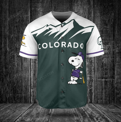 Colorado Rockies PS Baseball Jersey Green