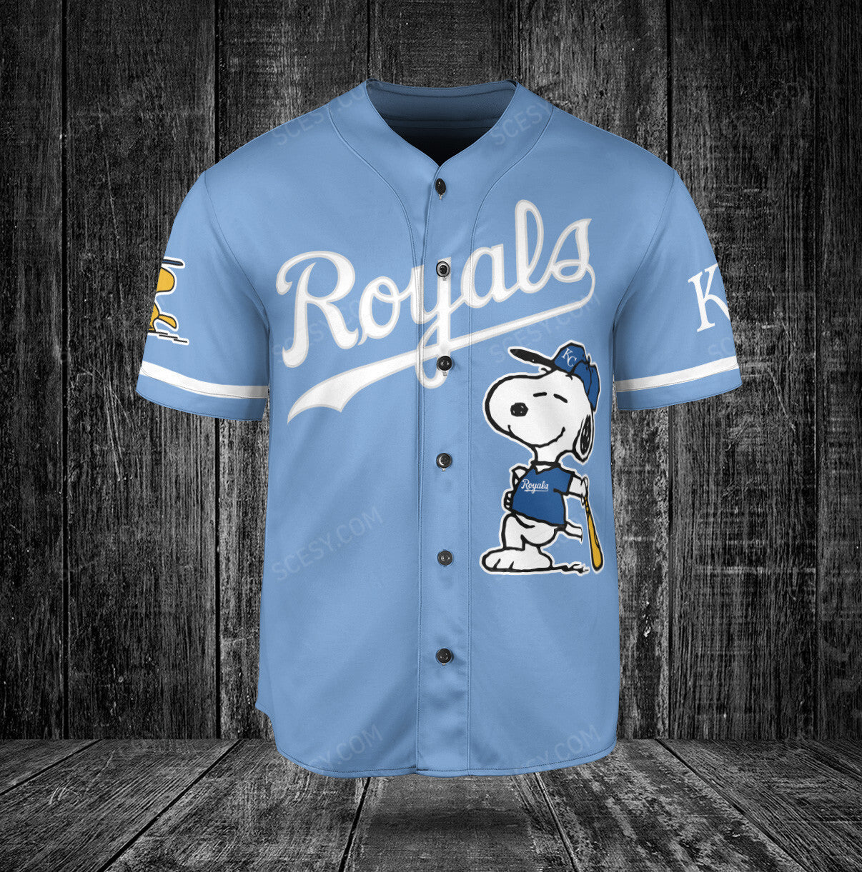 Kansas City Royals PS Baseball Jersey Light Blue