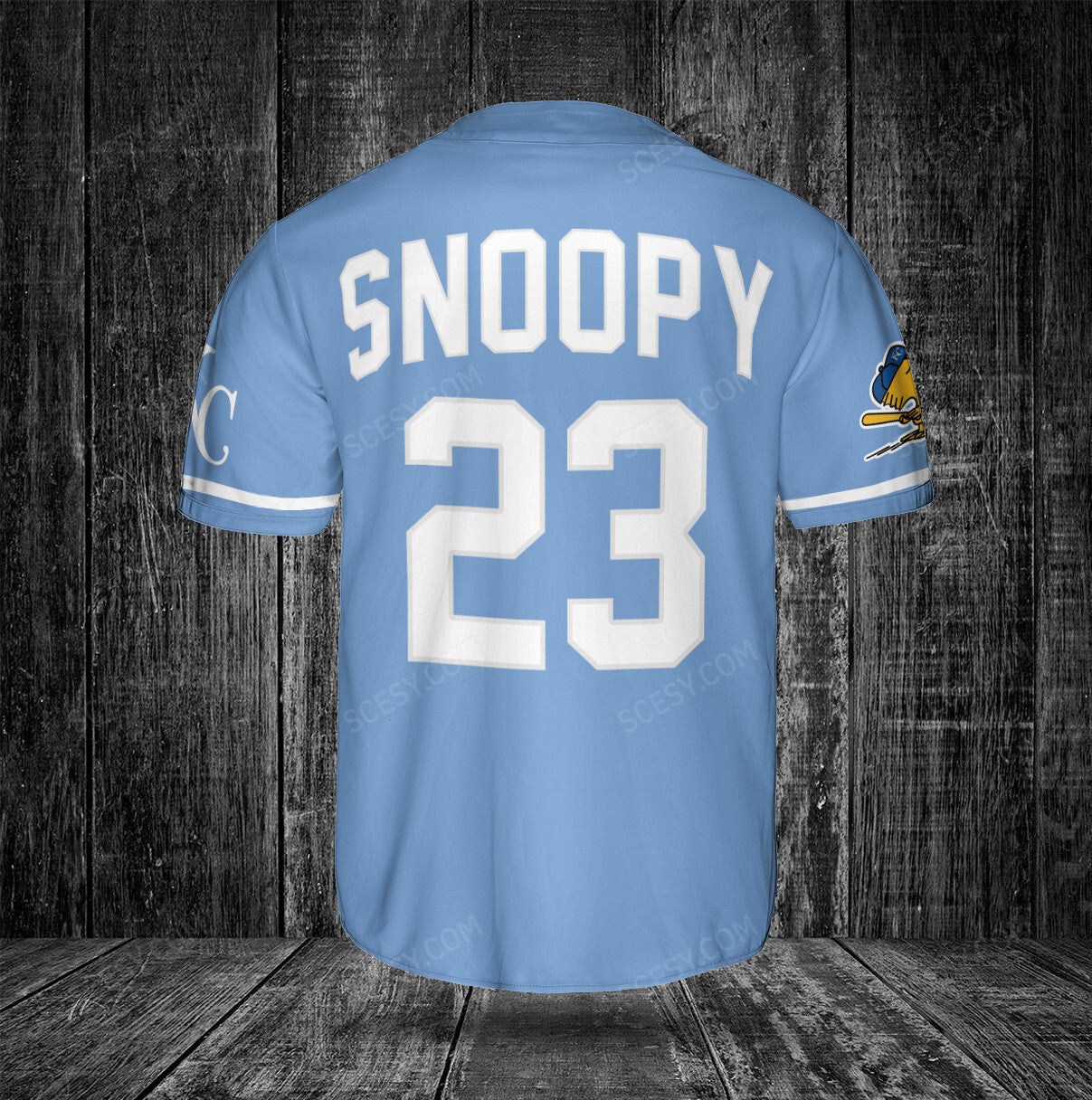Kansas City Royals PS Baseball Jersey Light Blue