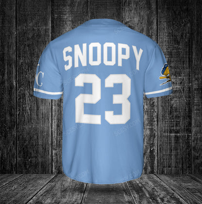Kansas City Royals PS Baseball Jersey Light Blue