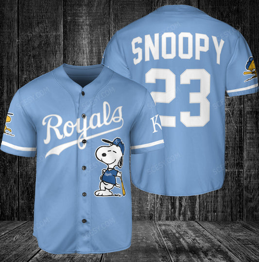 Kansas City Royals PS Baseball Jersey Light Blue