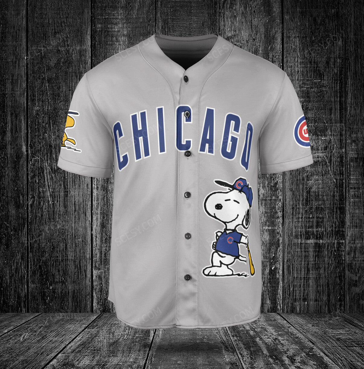 Chicago Cubs PS Baseball Jersey Gray