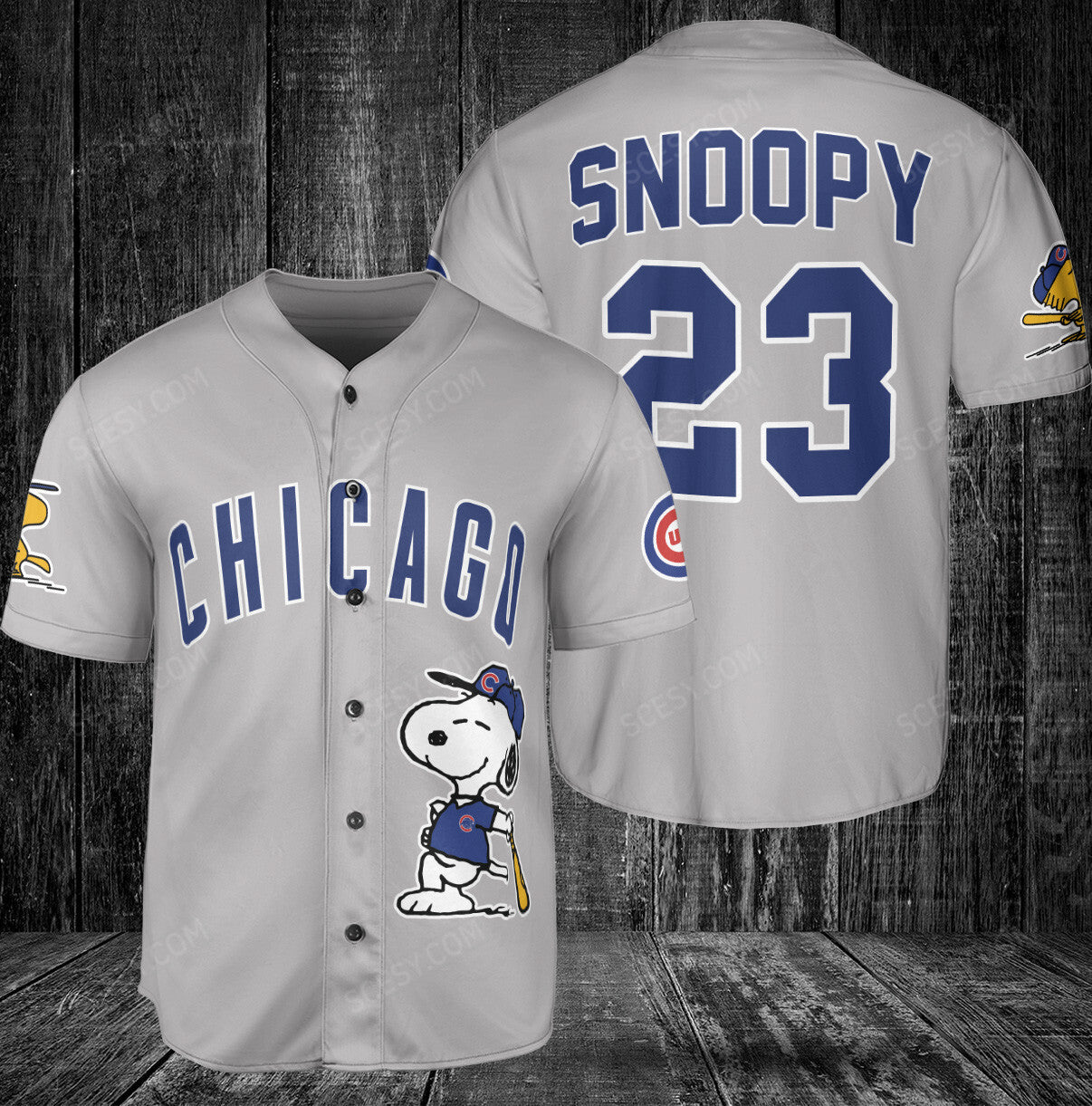 Chicago Cubs PS Baseball Jersey Gray