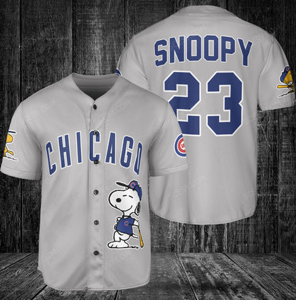 Chicago Cubs PS Baseball Jersey Gray