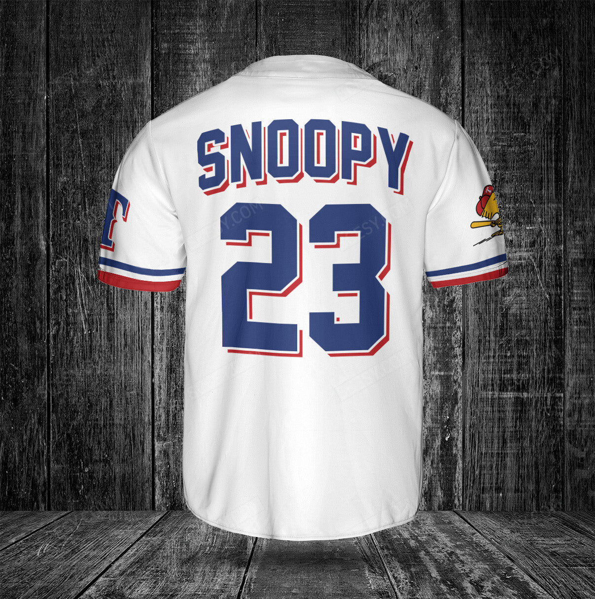 Texas Rangers PS Baseball Jersey White