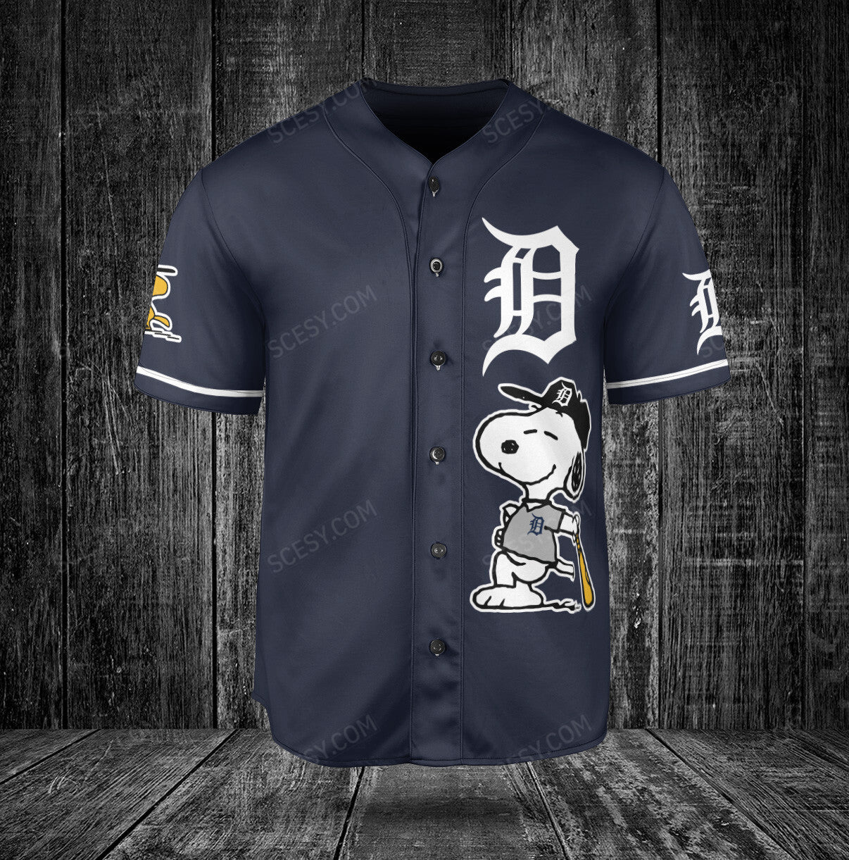 Detroit Tigers PS Baseball Jersey Navy