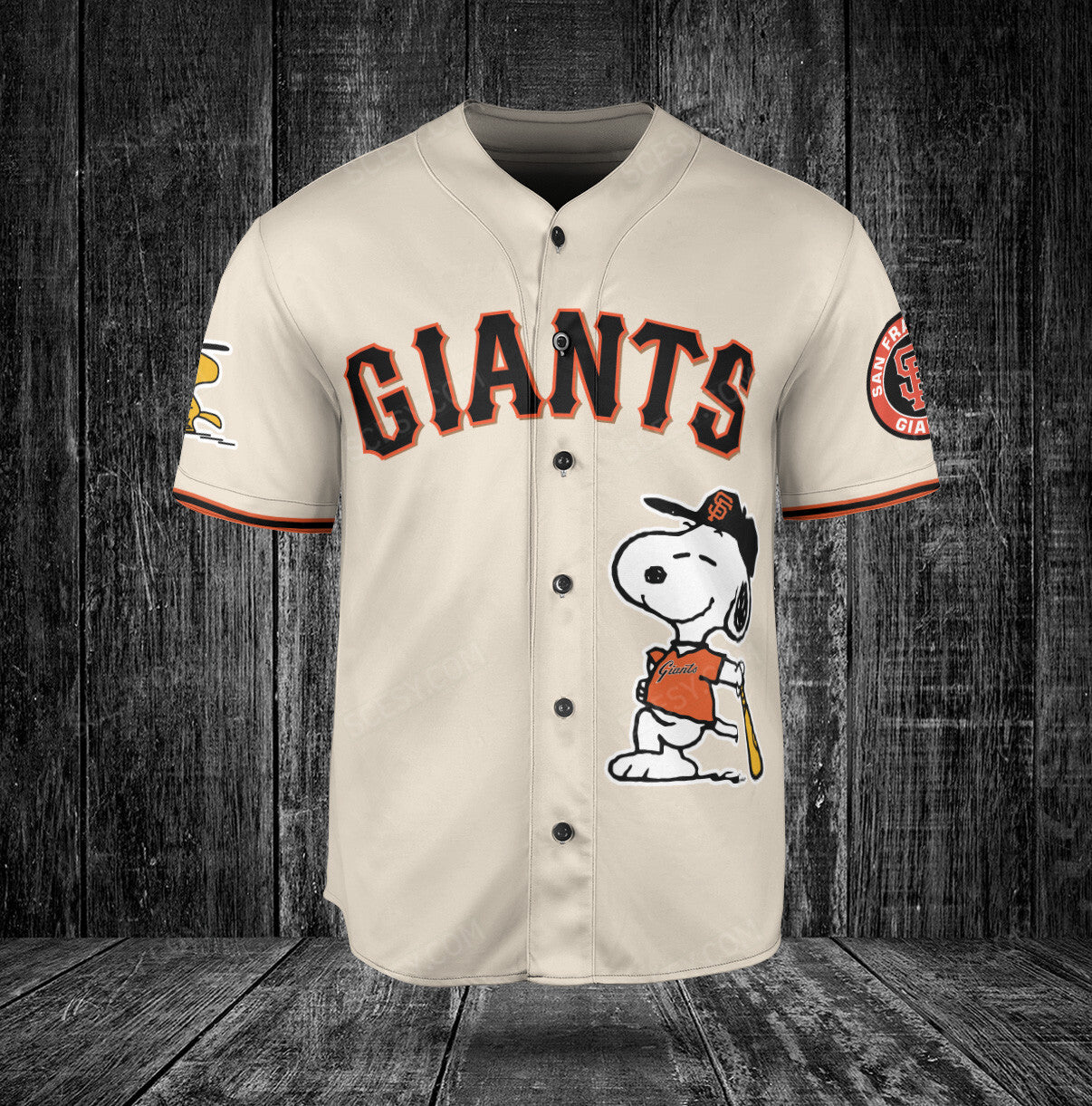 San Francisco Giants PS Baseball Jersey Cream
